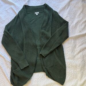 Market & Spruce Olive Cardigan Sweater